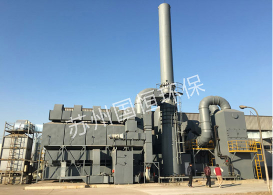 电子公司80000m3/h吸附一体化