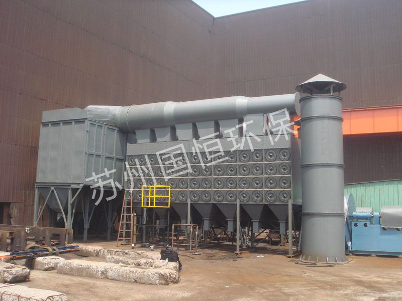 钢板除锈预处理线滤筒除尘器