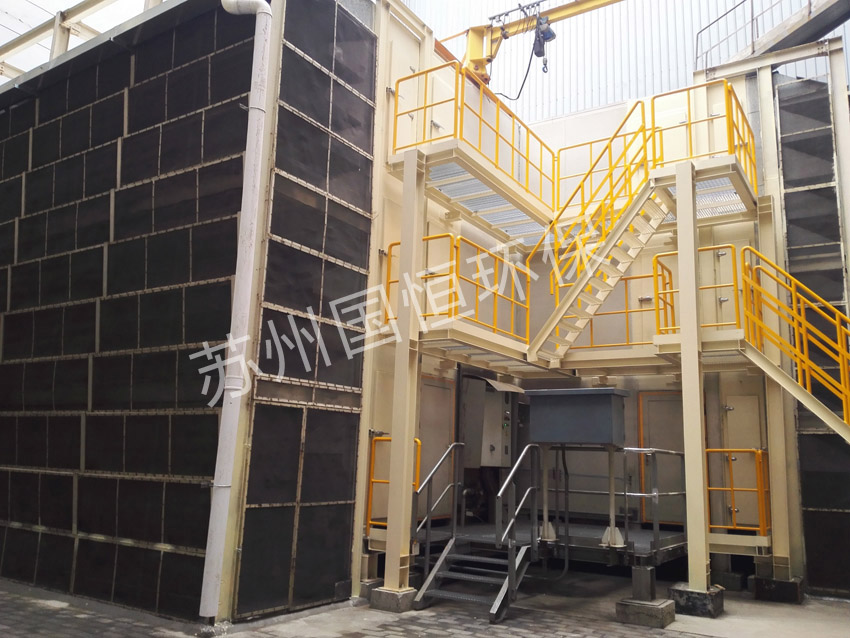 三菱9F燃机进气粗滤改造图片